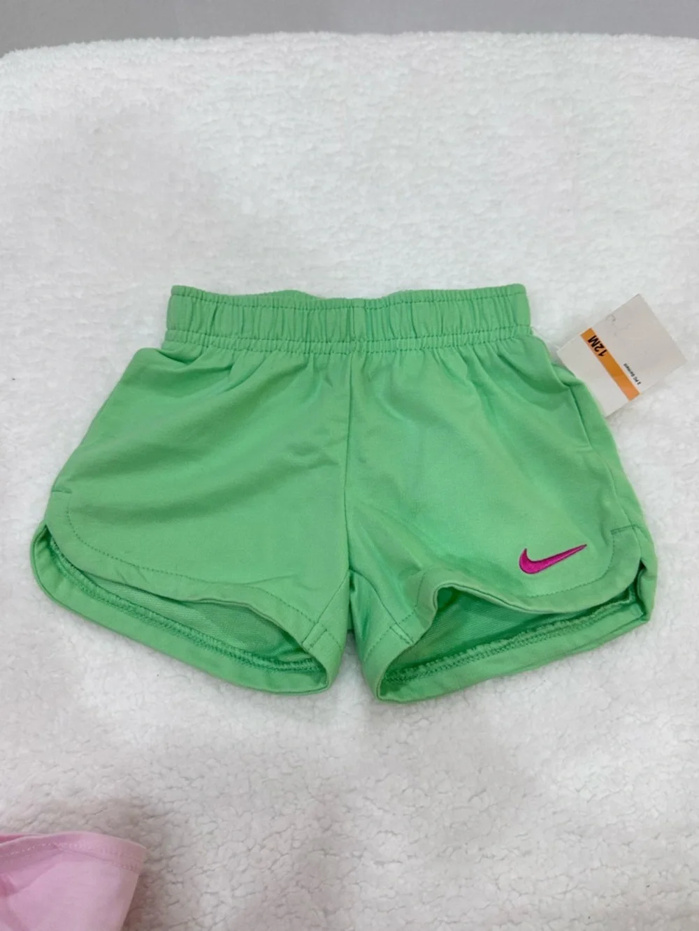 Girl’s Nike Pink & Green Short Set